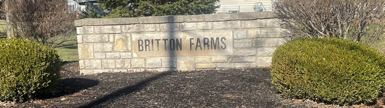 Britton Farms Hilliard Ohio neighborhood