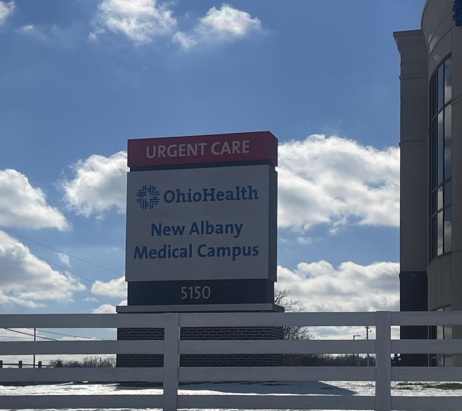 OhioHealth New Albany Ohio — major employer traffic and particulate impact on residential air quality