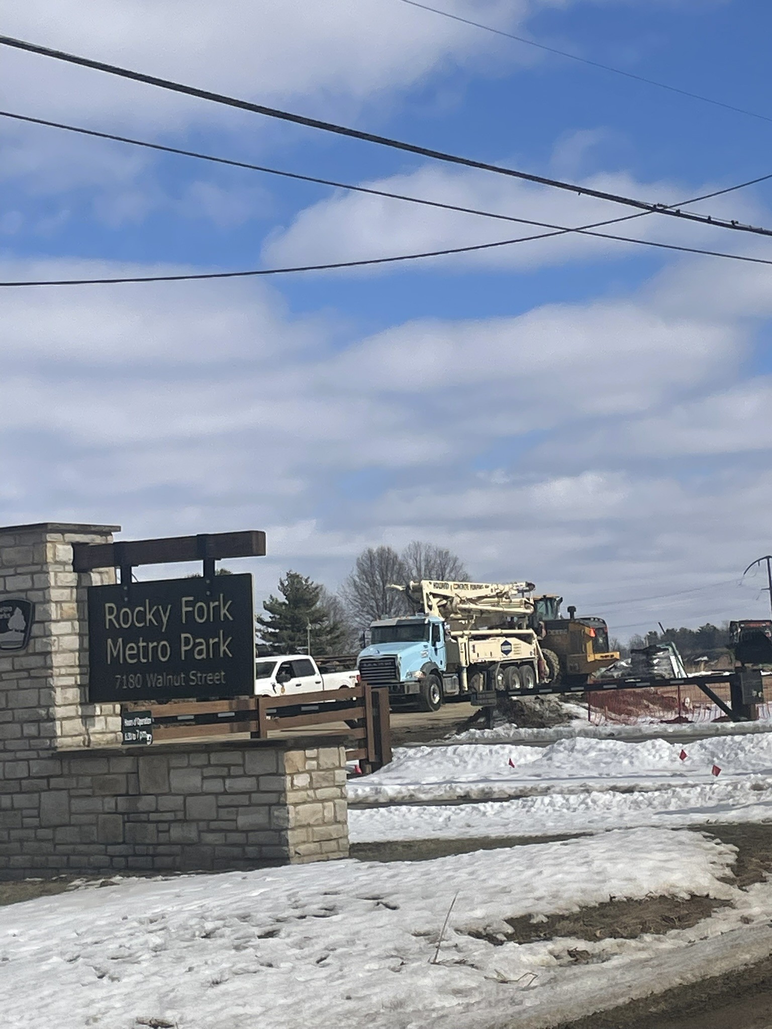 Construction activity near Rocky Fork New Albany Ohio — Silicon Heartland development impact on residential air quality