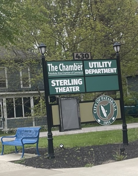 Pataskala Chamber sign Watkins Memorial Etna Township area