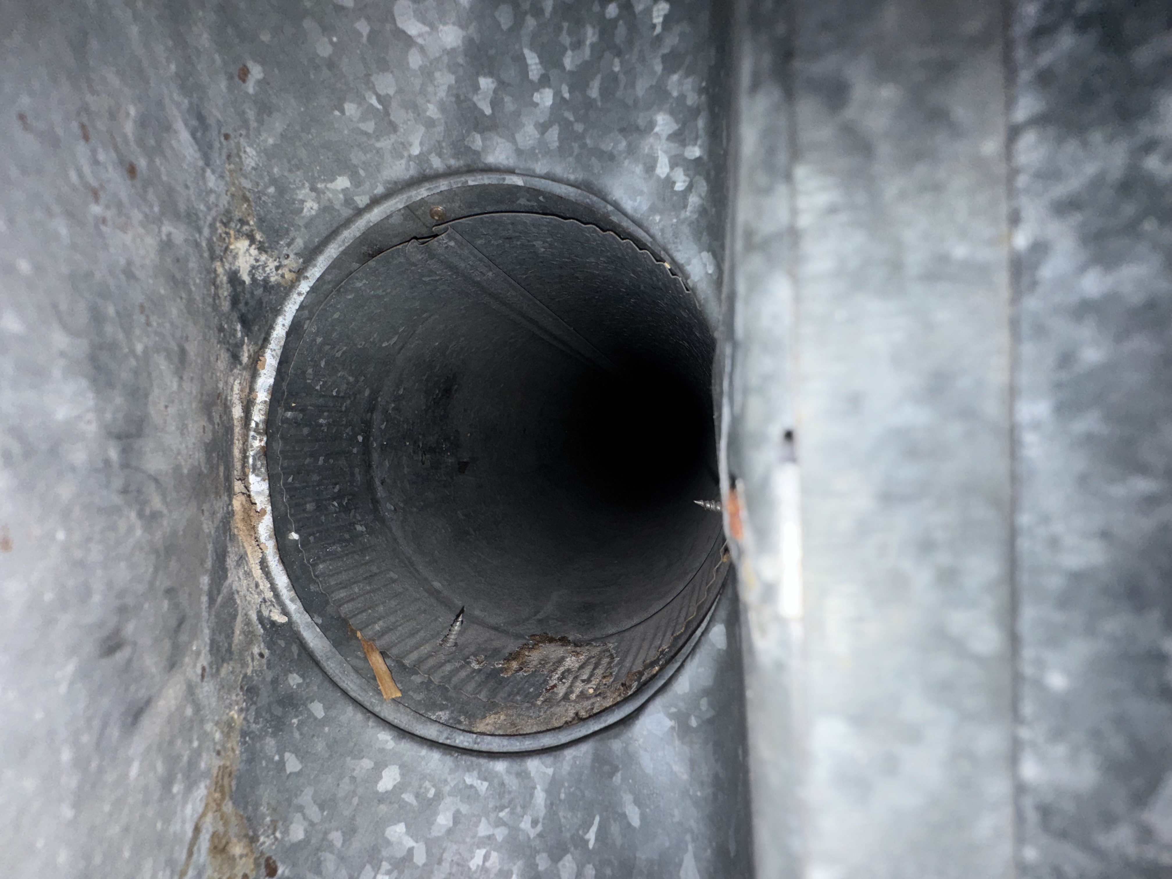 Old Town Pataskala vent fully clean after fourth pass — odor source completely removed