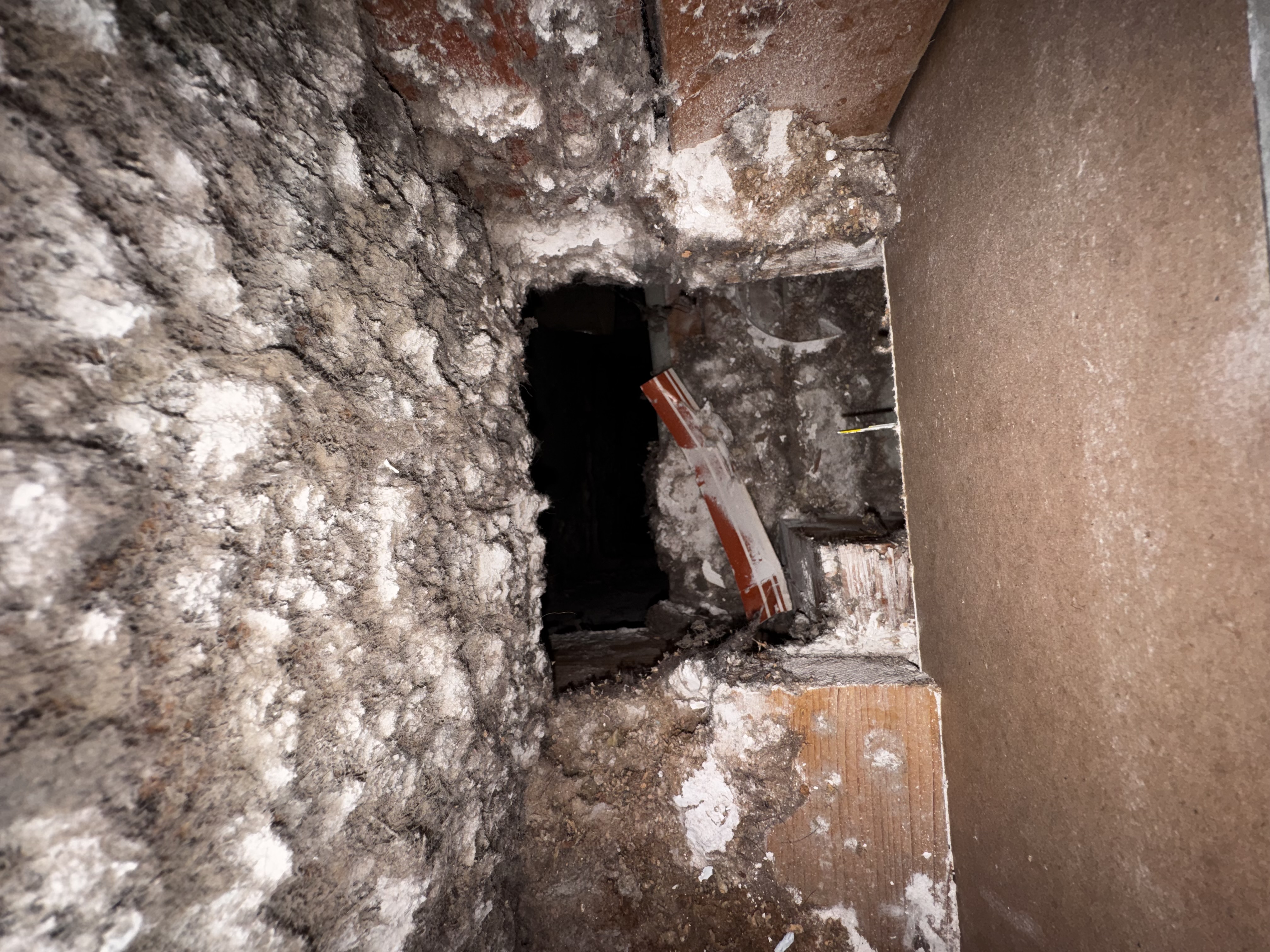 Villages at Sycamore Creek Pickerington home return air opening packed with 30 years of debris and stale-home buildup